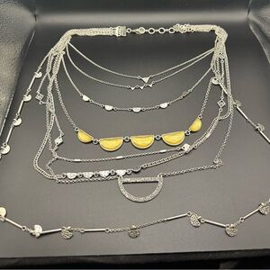 Lucky Brand Major Lucky Layer Clearing Quartz Necklace, 18" + 2" Extender